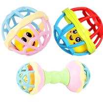 Babys hands catch the ball and hole the hole toy can nibble the rattle 1 0 1 year old freshly taught Puzzle Soft Rubber Ball-like baby