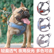 Dog leash vest chain medium and small dog Corky Teddy Bears Bear chest strap walking dog artifact dog supplies