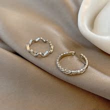 Кольцо с микроволновой вставкой женский дизайн с регулируемым указательным пальцем кольцо 2022