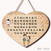 Creative customization welcome home couples home room bedroom decoration house number listing door wall small pendant