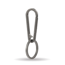 Simple titanium alloy waist hanging keychain pendant mens key ring ring creative generous personality car chain pendant