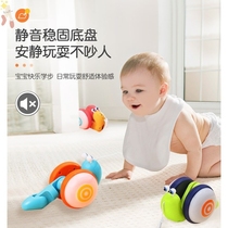 Childrens rope snail toy pull rope luminous electric fiber rope drag traction crawling will walk the same type