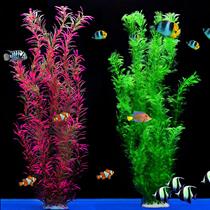 Fish tank package simulation water grass large size landscaping plastic soft water grass decorative grass rear view aquarium high green