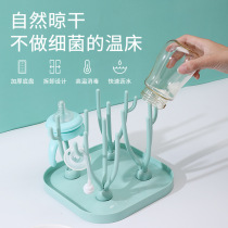 Baby bottle storage rack drying drain rack dustproof nipple rack bottle drying Holder