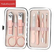  Nail clipper set 7-piece stainless steel accessories nail clipper pliers pedicure beauty nail art tools can be customized logo