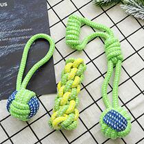 Dog Toy Golden Hair Bite-resistant Molar-resistant Medium-sized Large Dog Knot Dog Bite Rope Labrador Fighting Pet Products