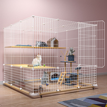 Cat cage oversized villa free space indoor cat house can be placed cat litter bowl luxury display Cat Cabinet breeding cage