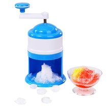 Shaver ice machine Manual household small smoothie machine Mini explosion hail ice machine Ice breaker Hand ice crusher Mianmian ice machine