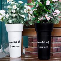 Wake flower bucket acrylic transparent flower shop French home special large flower bucket home vase wake flower bucket large