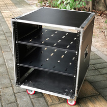 12U power amplifier chassis aviation cabinet aluminum edge rack audio cabinet mixer cabinet 16U performance Aviation box