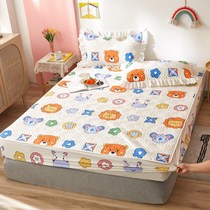 Korean version 2022 laminated cotton bed Ogasawara single piece thickened bed cover all-bag dust-proof bed cover mattress protection cover bed