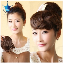Wig female bangs roll bangs curly hair fake head curtain wig bangs false head curtain wig bangs false flow Sea no trace