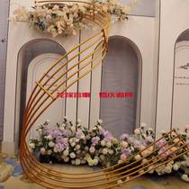 Wedding props stage background aerial music decoration PVC tube free bending Stal ceiling wedding arrangement