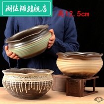 Promotion of coarse pottery large old Zhuang pile flower pot hand-drawn European Mage pottery pot breathable meat ceramic flower Ware
