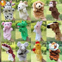 Kindergarten Duozodiac Animal Finger Doll Finger Doll Gloves Plush Doll Family Interactive Hand Puppet
