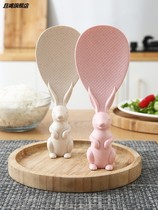 Cook spoon without sticking rice spoon home creative rabbit cute rice cooker pot and shovel spoon meal