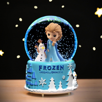 Tanabata Valentines Day Princess crystal ball music box Childrens Little Girl Birthday gift music box decoration for girlfriend