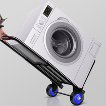 Hand drawn car foldable portable household net red buy vegetable car artifact trolley trolley luggage trolley luggage trolley trailer