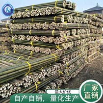 Vegetable bamboo rack traction frame climbing fine bamboo pole household 2 5 meters bamboo frame bean rack pole decoration small bamboo 2 meters