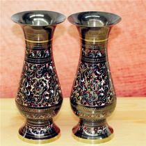 2021 Pakistan traditional hand e crafts bronze bronze sculpture 8 inch couple vase overseas crafts bt15