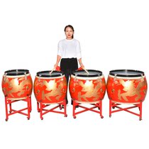Cowhide Drum Chinese Dragon Drum War Drum Drum Gong Dance Drum Performance Drum Children Drum Student Drum Wood Drum