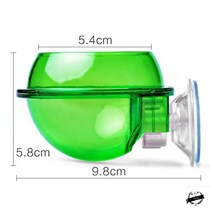 Climbing pet anti-escape food basin reptile crawler chameleon guard ciliary Horn feeder food basin Chameleon double basin