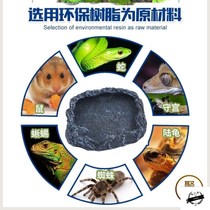 Drinking pot reptile food basin feeding drinking water tortoise water basin pet lizard horned frog spider crawling turtle guard Palace