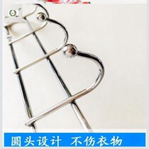  Mop Hook Stainless Steel Free Punch New Hair Towel Rack Nail Bathroom Cement Clothes Hook Dormitory Fixed