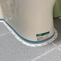 Toilet edge beautiful seam paste waterproof mildew base U-shaped tape toilet corner toilet corner toilet gap sealing strip