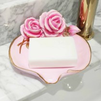 Soap box light luxury high-end soap dish creative personality wash table soap box Nordic non-hole Chinese style storage soap box