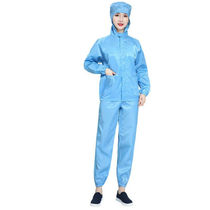 Whirlpool Dust Clothing Split Workshop Clean Suit With Cap Workwear Dust-wear Protective Clothing Blue 3XL