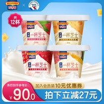 Baijifu a cup of cheese ready-to-eat taste full marks dessert Net red afternoon tea 12 cups