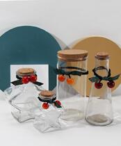  Novelty transparent glass wish bottle handmade paper for wishing stars Glass bottle bottle decoration practical wish