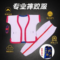 Wrestling clothes men and women Chinese wrestling clothes Red Blue White padded cotton special offer