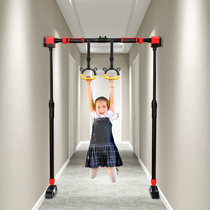 Horizontal bar Household indoor punch-free pull-up device Wall door door frame Family childrens fitness equipment single rod