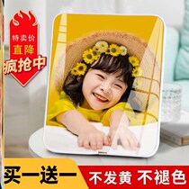 Photo frame set-up table photo custom wash photo made into crystal wedding photo hanging wall photo framed ornaments creative baby