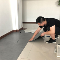Floor stickers self-adhesive gray cement grayed marbled shops clothing stores industrial wind pvc stone floor fireproof