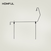 HOMFUL Haofeng outdoor camping retro iron hanging lamp stand camping kerosene lamp bracket lighting lamp support