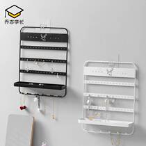 Jewelry rack female earrings storage ins earrings earrings hanging necklace jewelry earrings display rack finishing hanging wall hanging