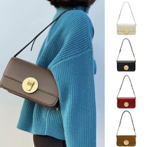 Small Sense Canned Fashion Tank Bag New Coal Leather Retro Single Shoulder Underpack Fashion Light Luxury Commuter Pack