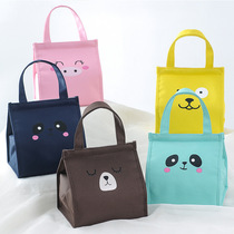 Insulated lunch box bag childrens lunch box insulation bag bento portable thickened lunch bag student cartoon handbag