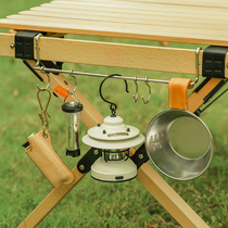 BLACKDEER black deer outdoor camping stainless steel storage rack table hanger tableware storage rack portable equipment