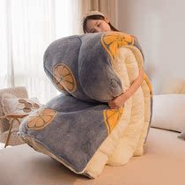 Lamb Suede Quilt Winter Quilt Thickened Warm Quilt Core Winter Cotton Quilted By Double Dorm Room Single Student Bedding Bifacial Suede