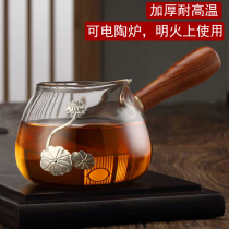 Jin Zhida Glass Road cup thickened heat-resistant male cup tea leak set kung fu tea split integrated Tea Sea