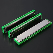 Metal 24-key harmonica early education instrument beginner harmonica childrens toys environmentally friendly playing mouth organ teaching aids