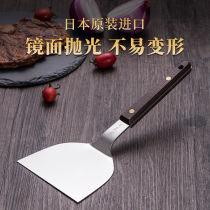 The original stainless steel teppanyaki special shovel pancake cooking tool flat shovel steak pressed squid Japanese