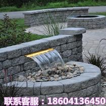  Stainless steel screen Courtyard Pond Waterfall water wall Waterfall waterscape curtain wall accessories Waterfall sink outlet