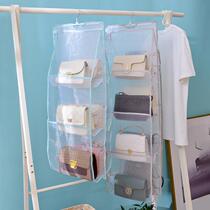 Grid bag storage bag Wall-mounted dormitory bag shelf behind the door bag storage rack dust-proof storage bag