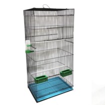 Iron wire Birdcage raised Villa oversized Birdcage parrot Xuanfeng tiger skin peony wingbird folding bird cage