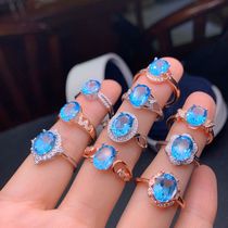 Natural Topaz olivine Garnet tourmaline and other colorful gemstone rings earring stud bracelets to send girlfriends